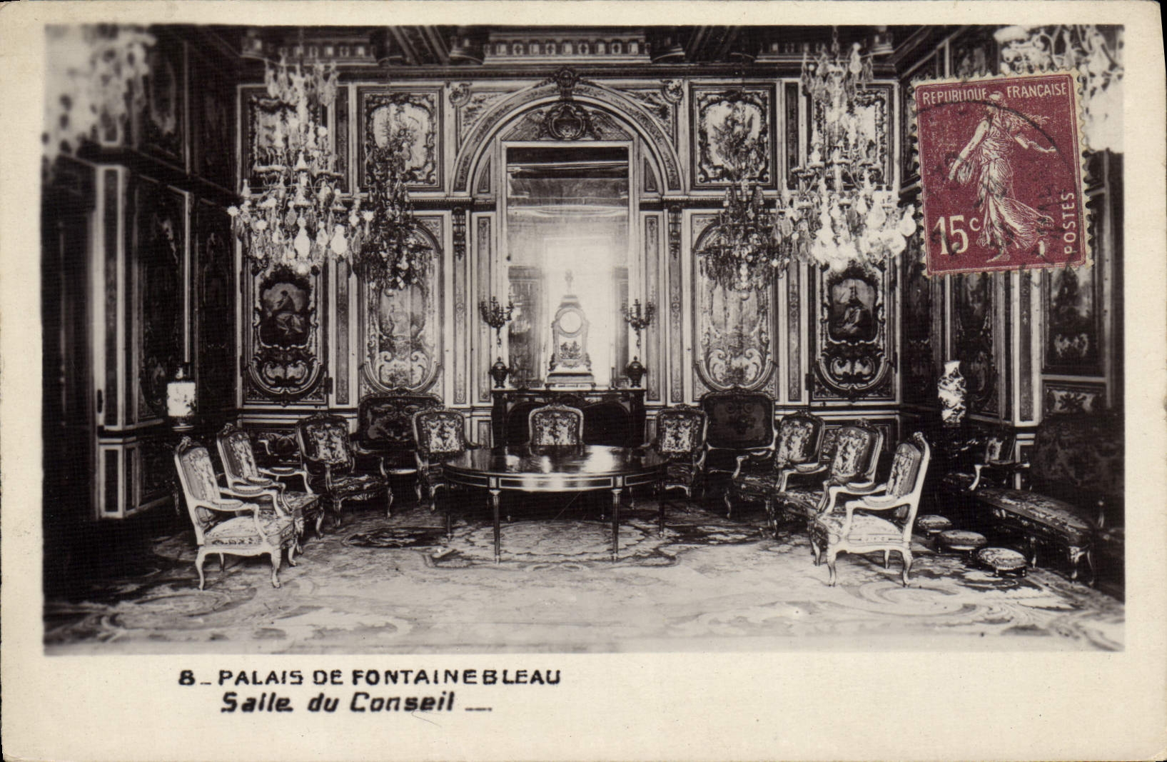 CPA Palais De Fontainebleau Salle du Conseil