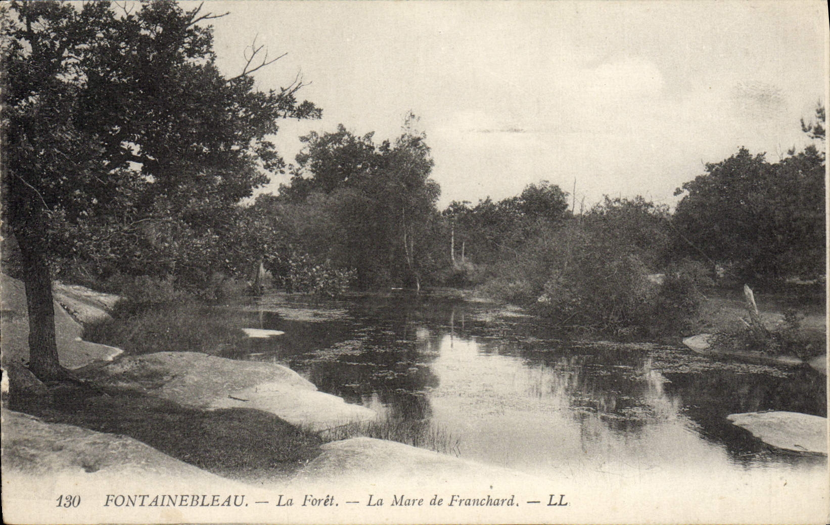 CPA Fontainebleau La Foret La mare de Franchard