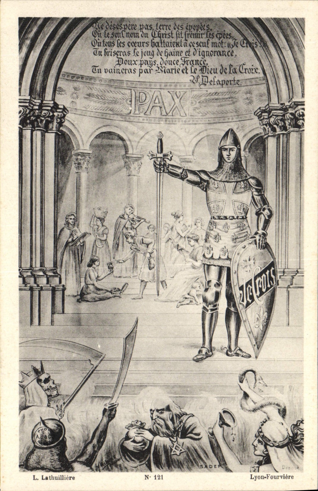 VINTAGE POSTCARD Chevalier I believe