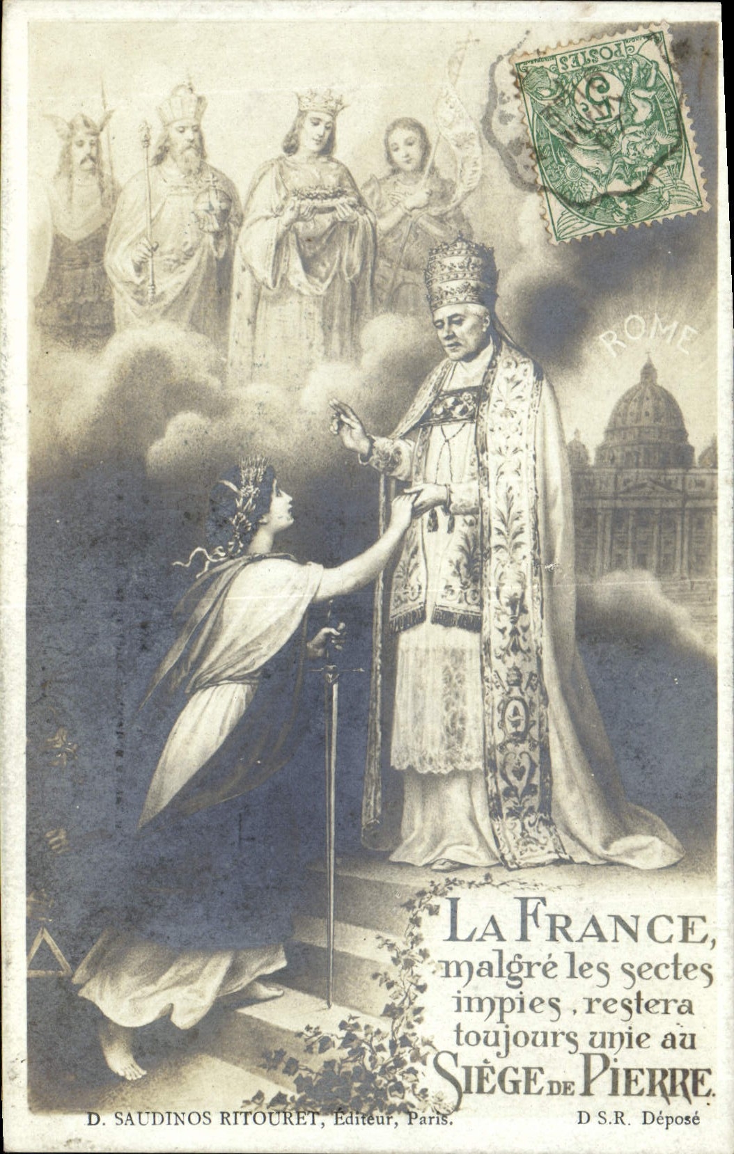 VINTAGE POSTCARD Pierre Pope