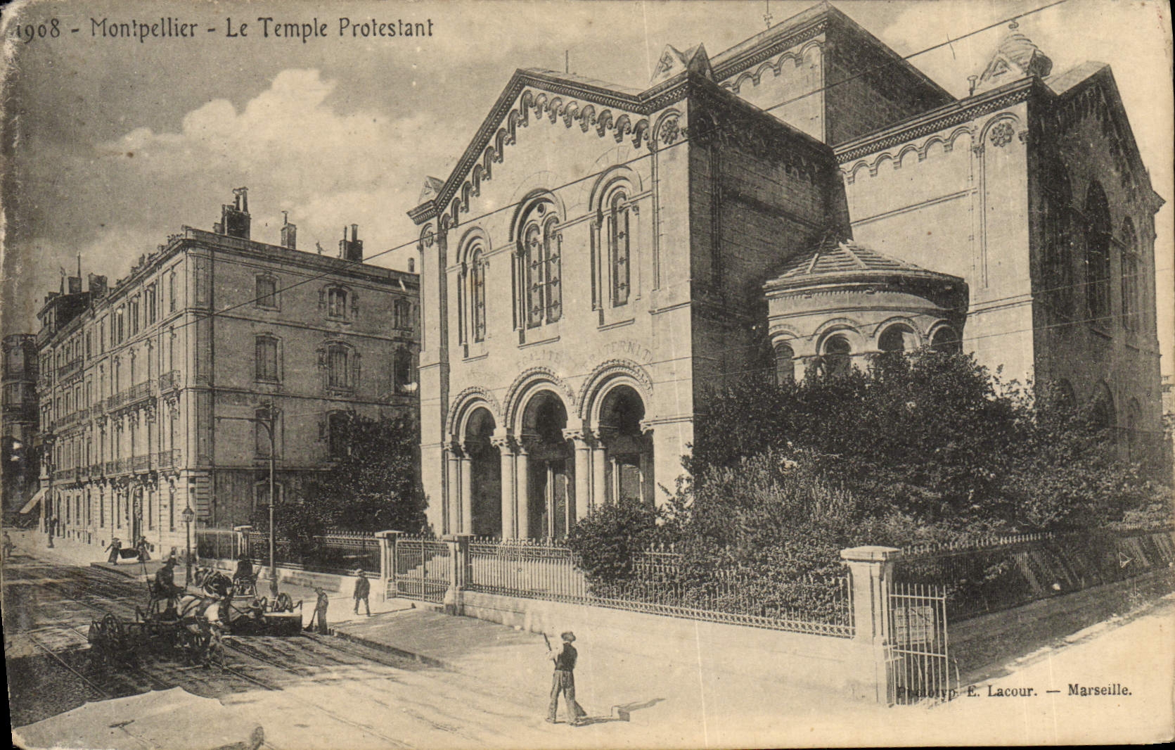 CPA Montpellier Le Temple protestant 