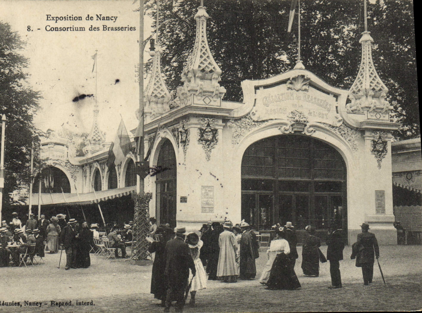 Feria de la cervecería de la POSTAL de la VENDIMIA del consorcio de Nancy de las cervecerías