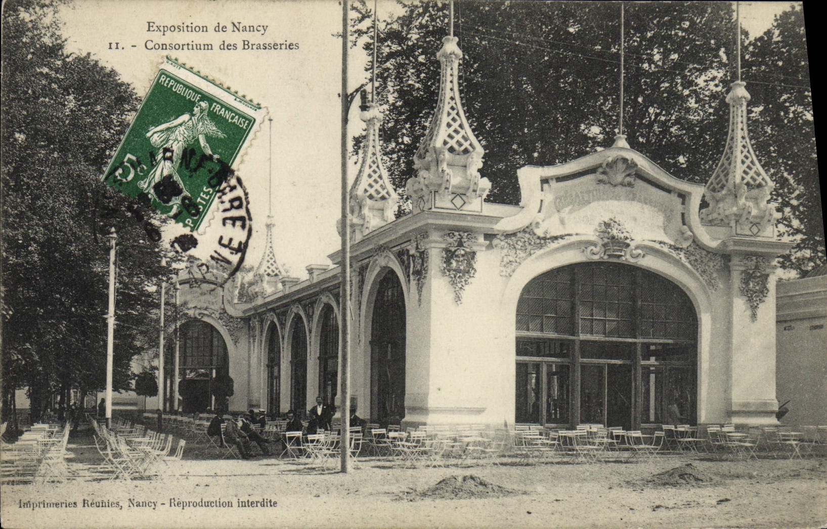 CPA Brasserie Exposition de Nancy Consortium des brasseries 