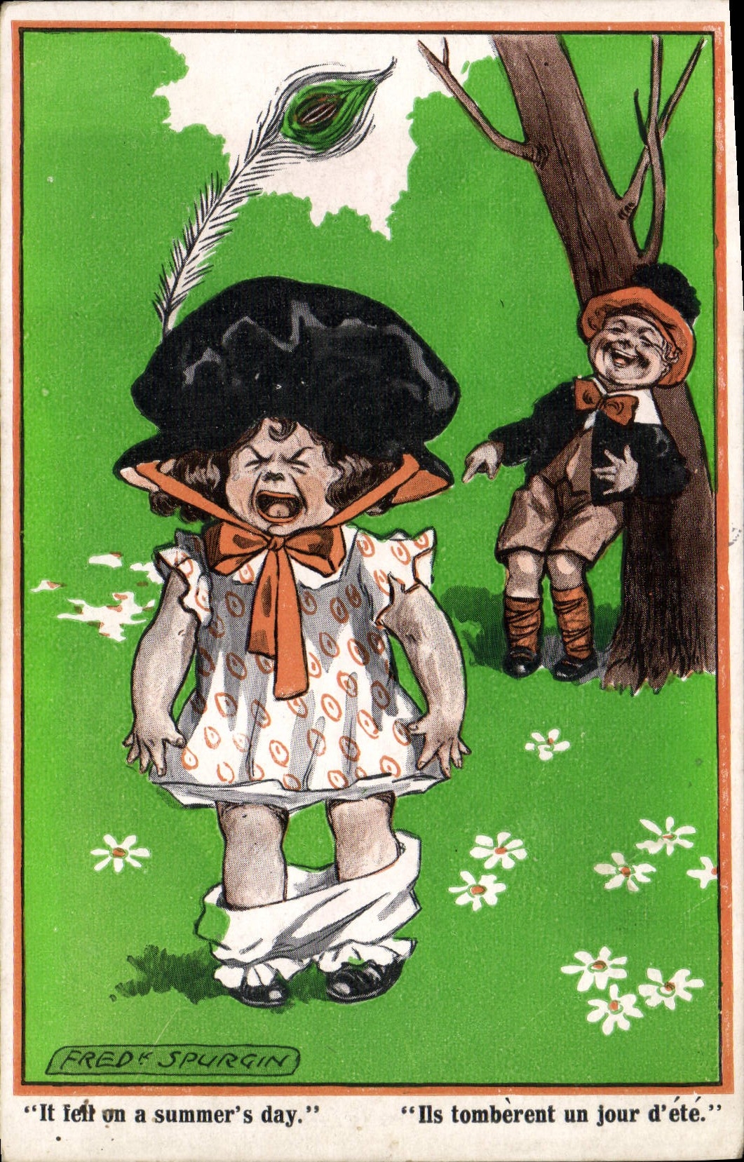 CPA Illustrateur Enfants Fred Spurgin 