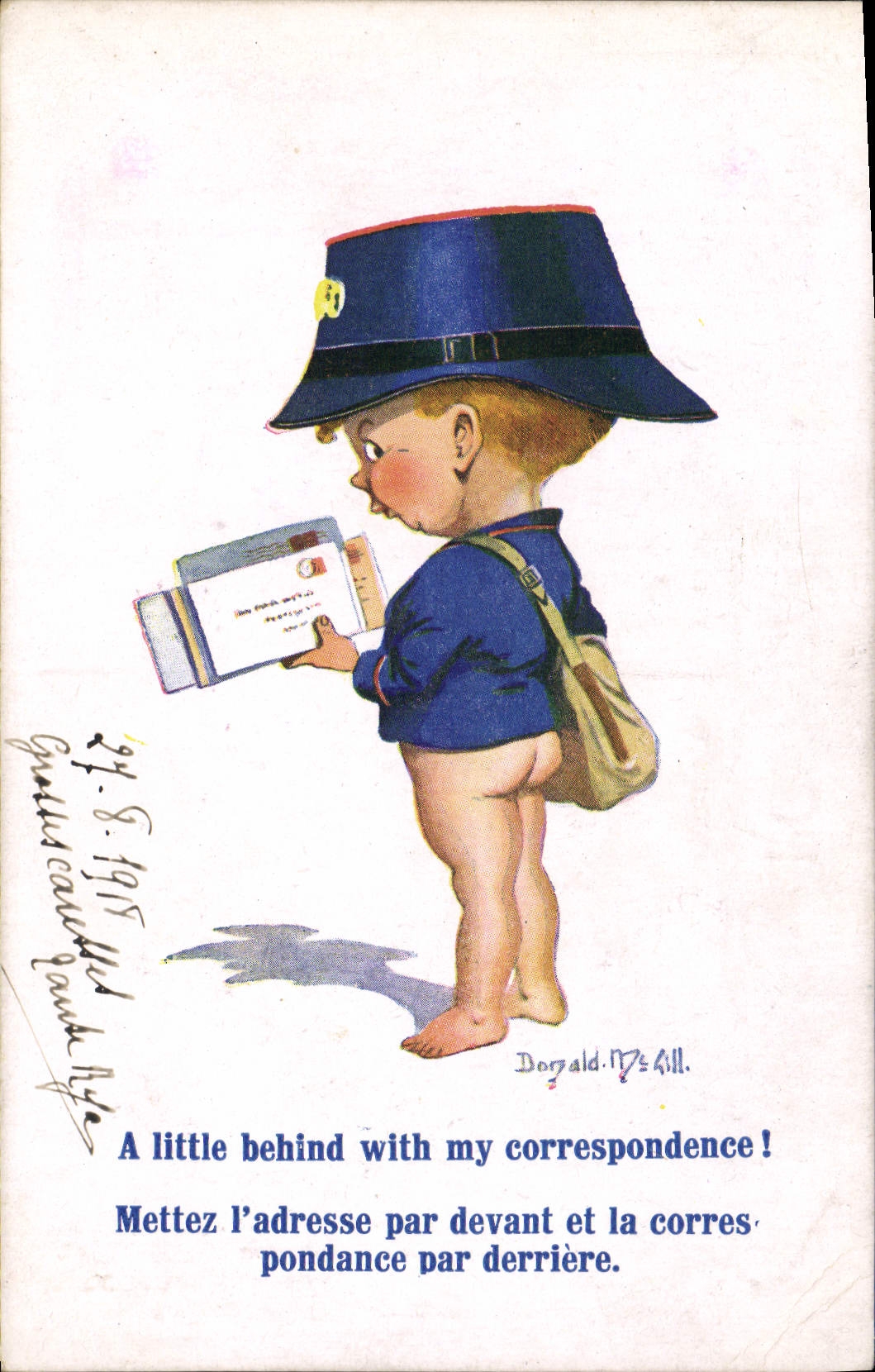 CPA Illustrateur Enfant Donald Mc Gill 