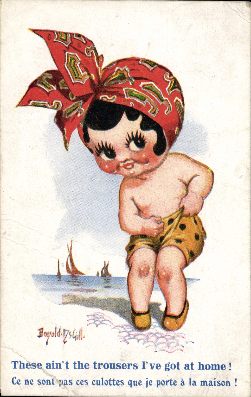 CPA Illustrateur Enfant Donac Mc Gill