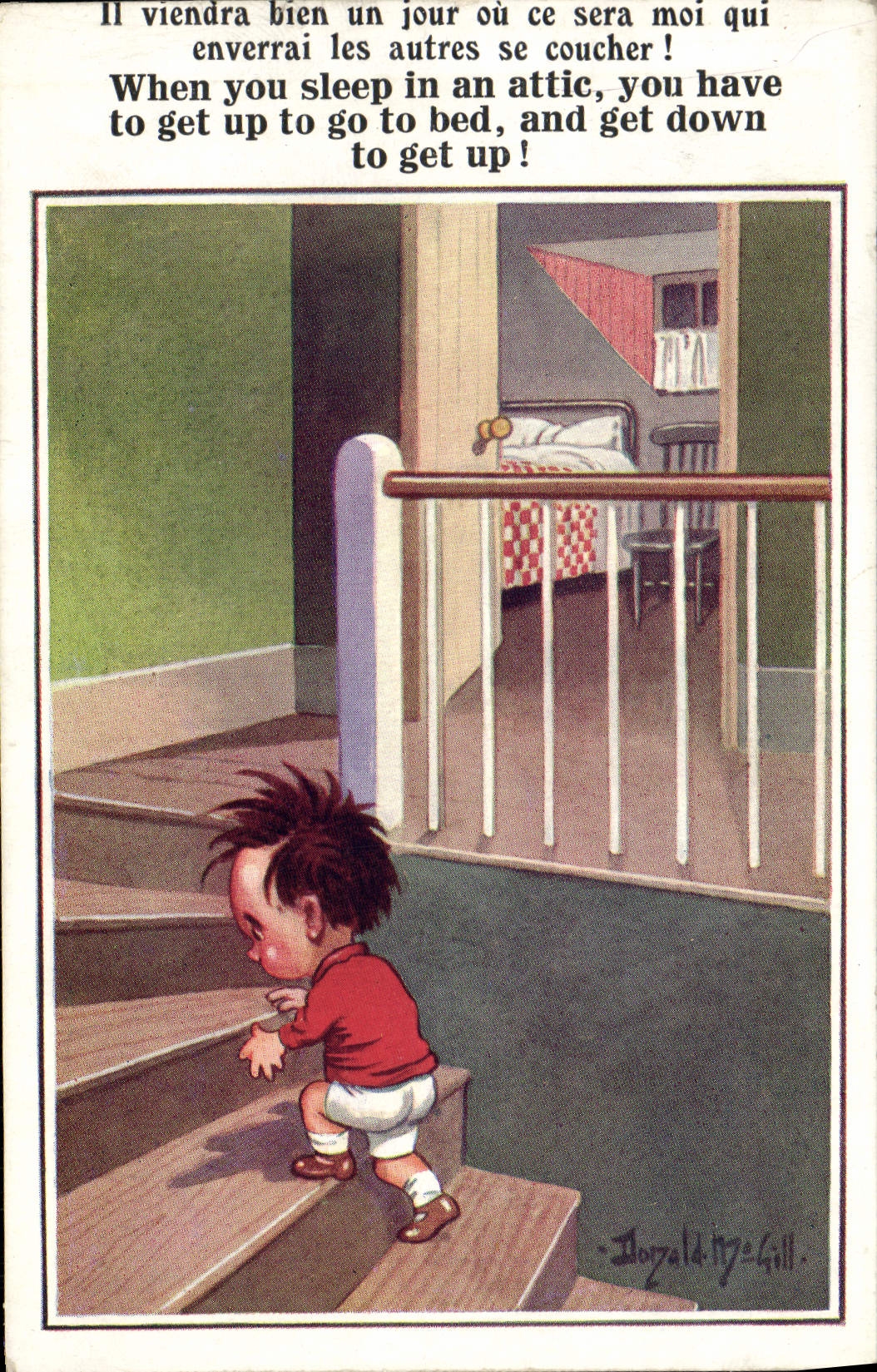 CPA Illustrateur Enfant Donald Mc Gill