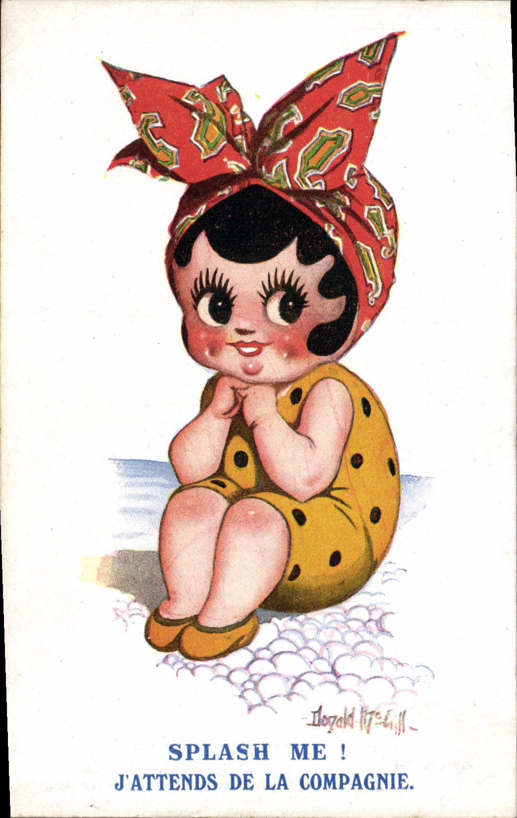 CPA Illustrateur Enfant Donald Mc Gill