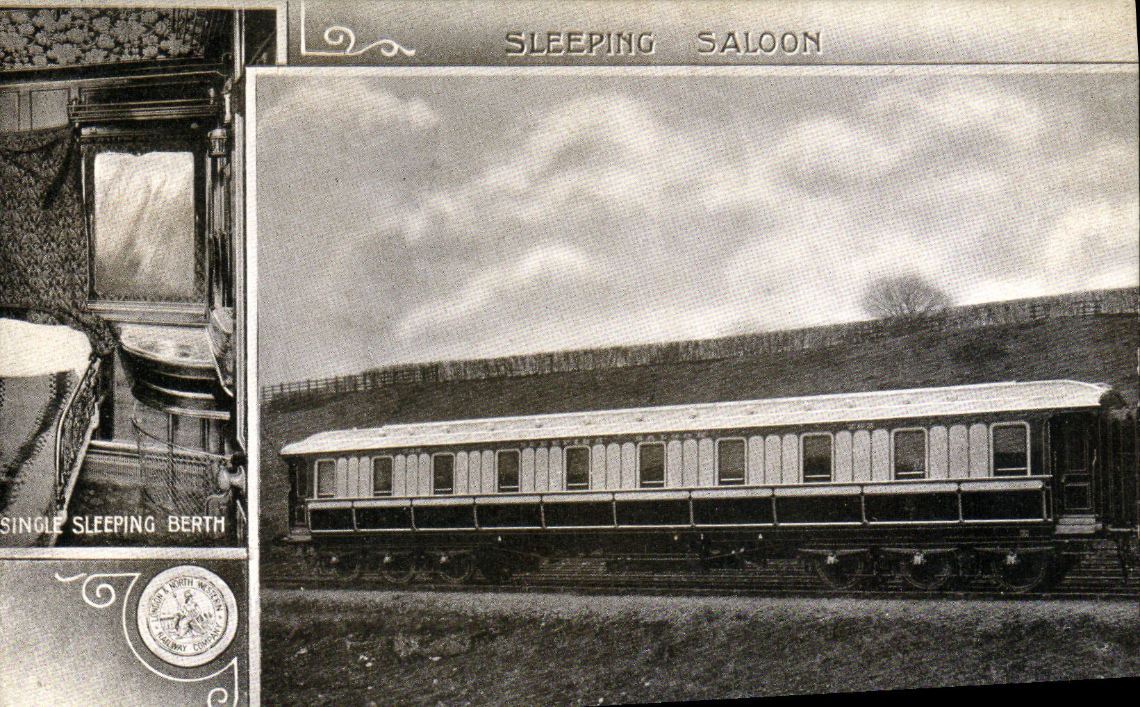 CPA Train Single sleeping Berth Sleeping Saloon