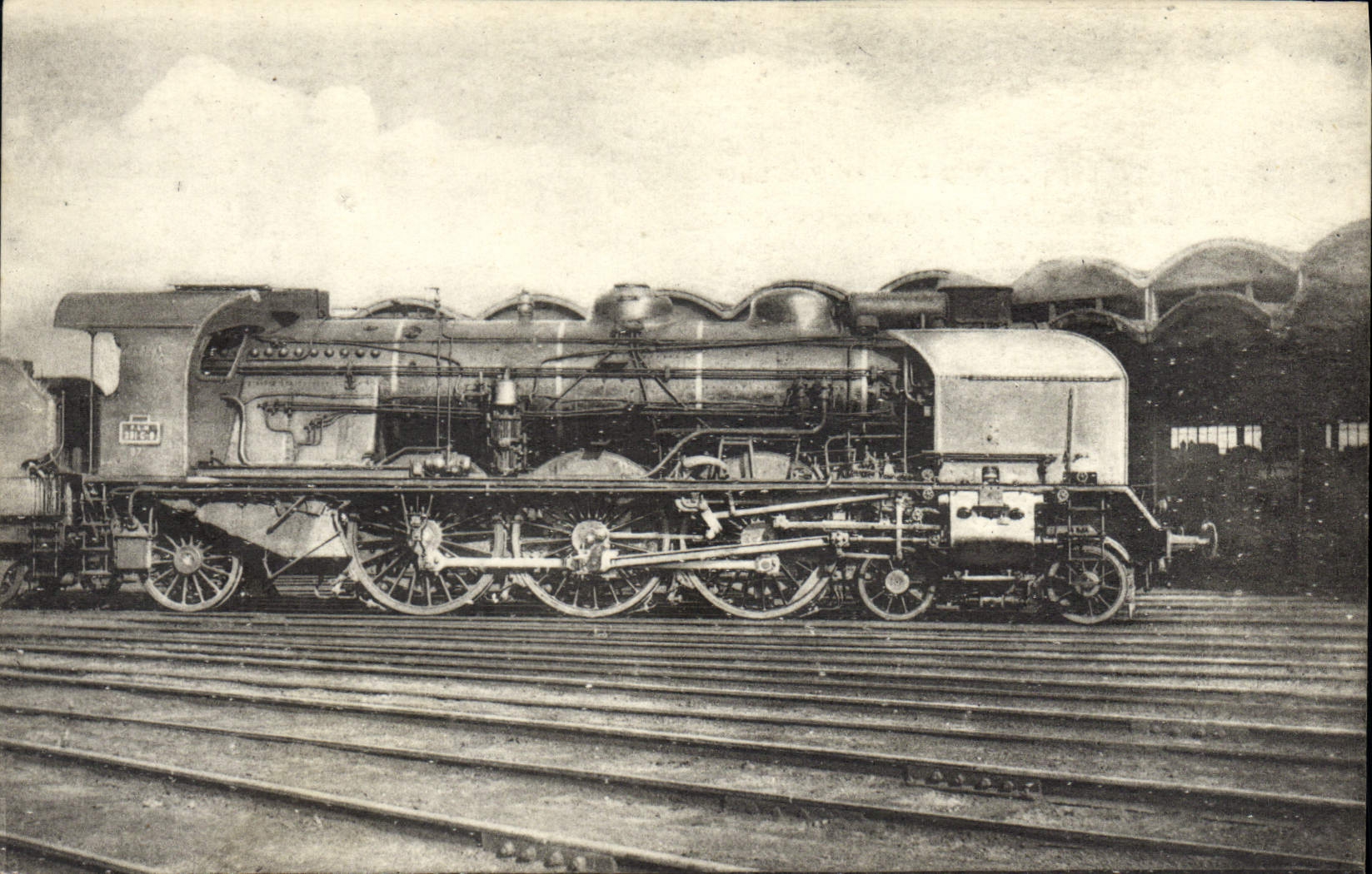 CPA Train Locomotive Sud Est Machine 231 C 9