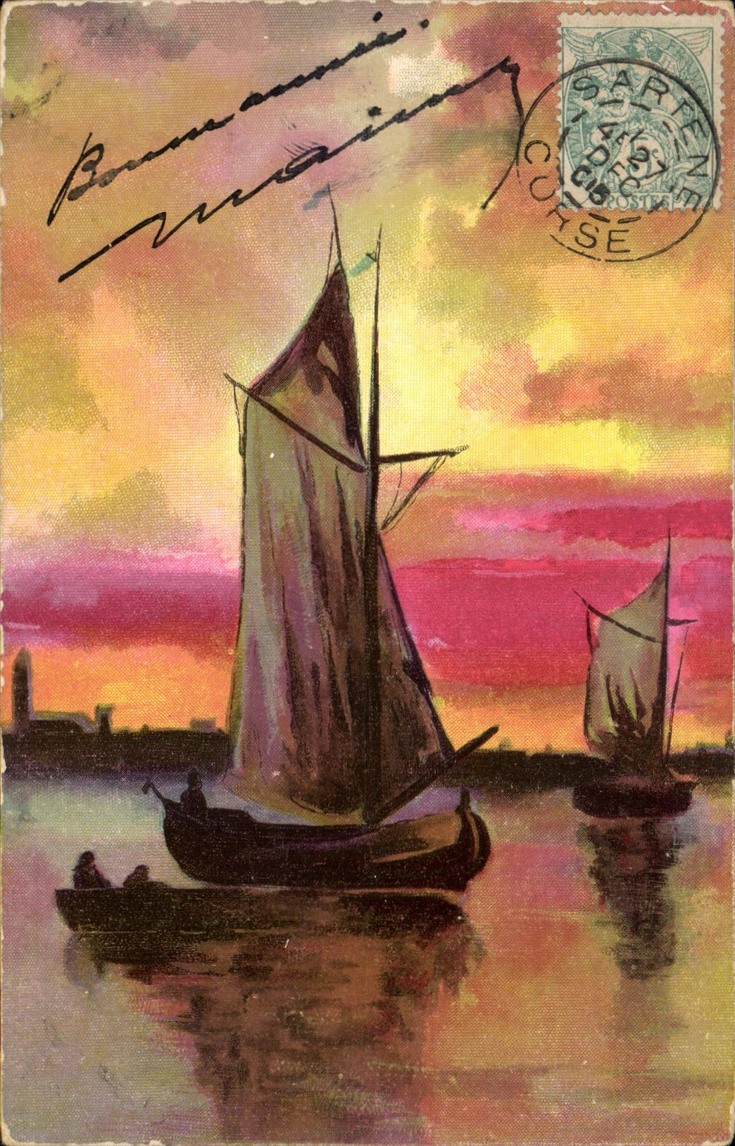 CPA Bateau Voilier 