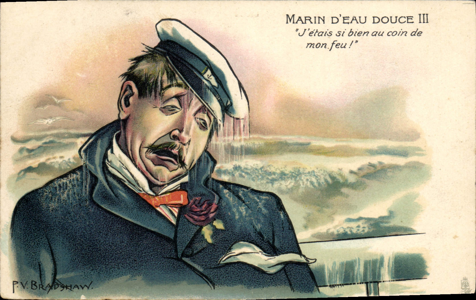 CPA Bateau Marine d'eau douce III Bradshaw