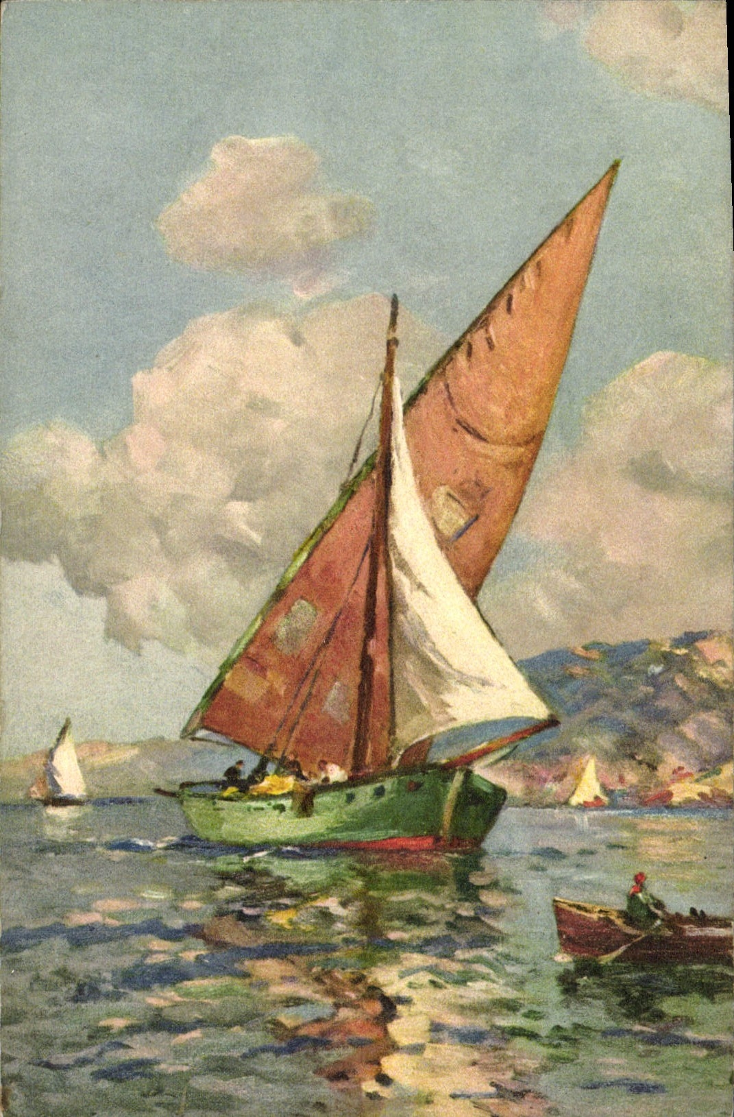CPA Bateau Voilier 