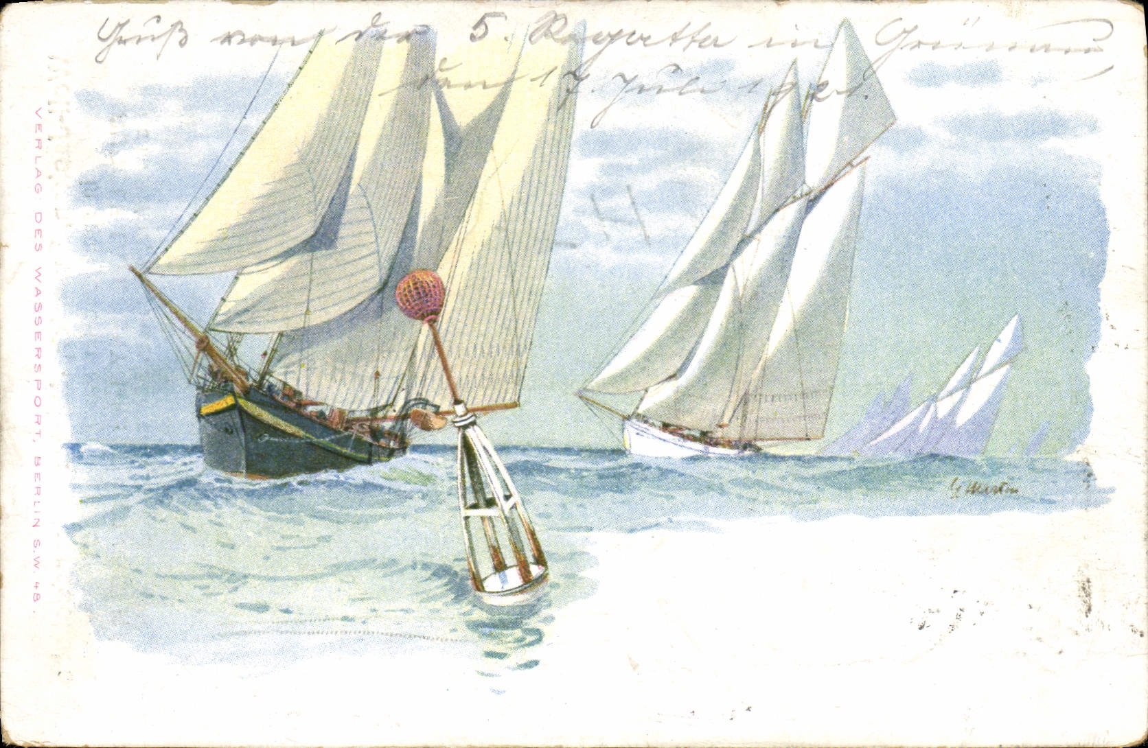 CPA Bateau Voilier 