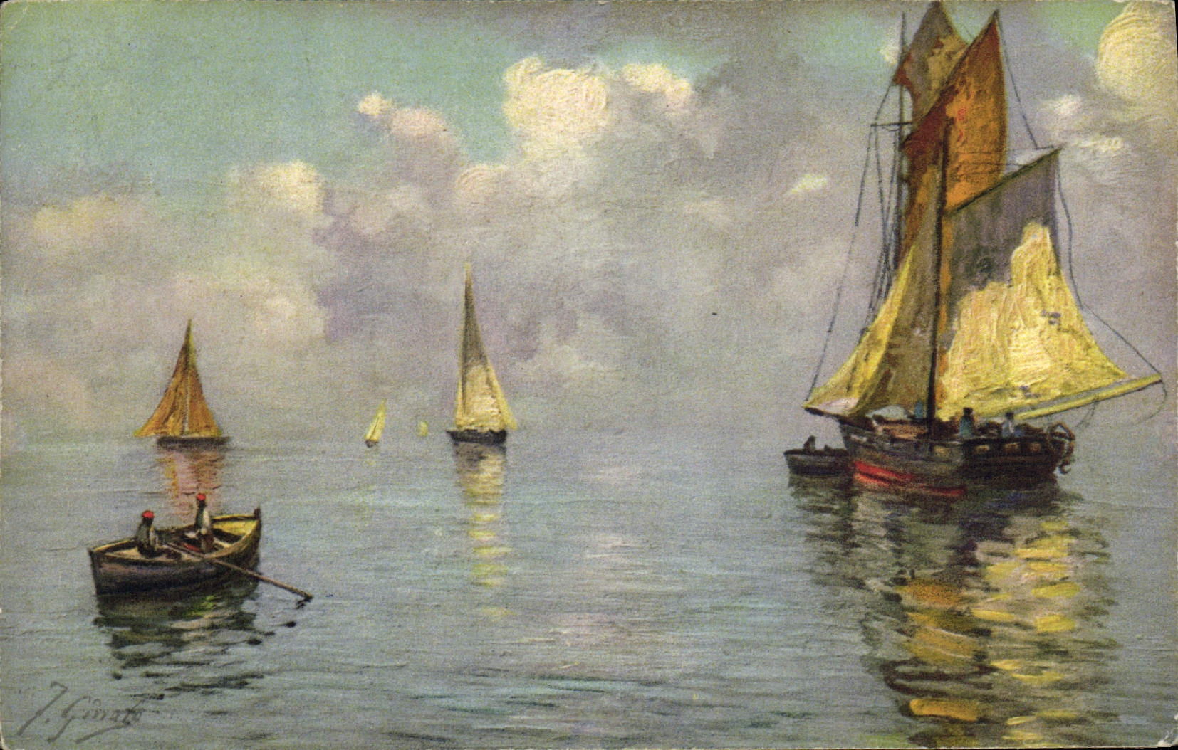 CPA Bateau Voilier 
