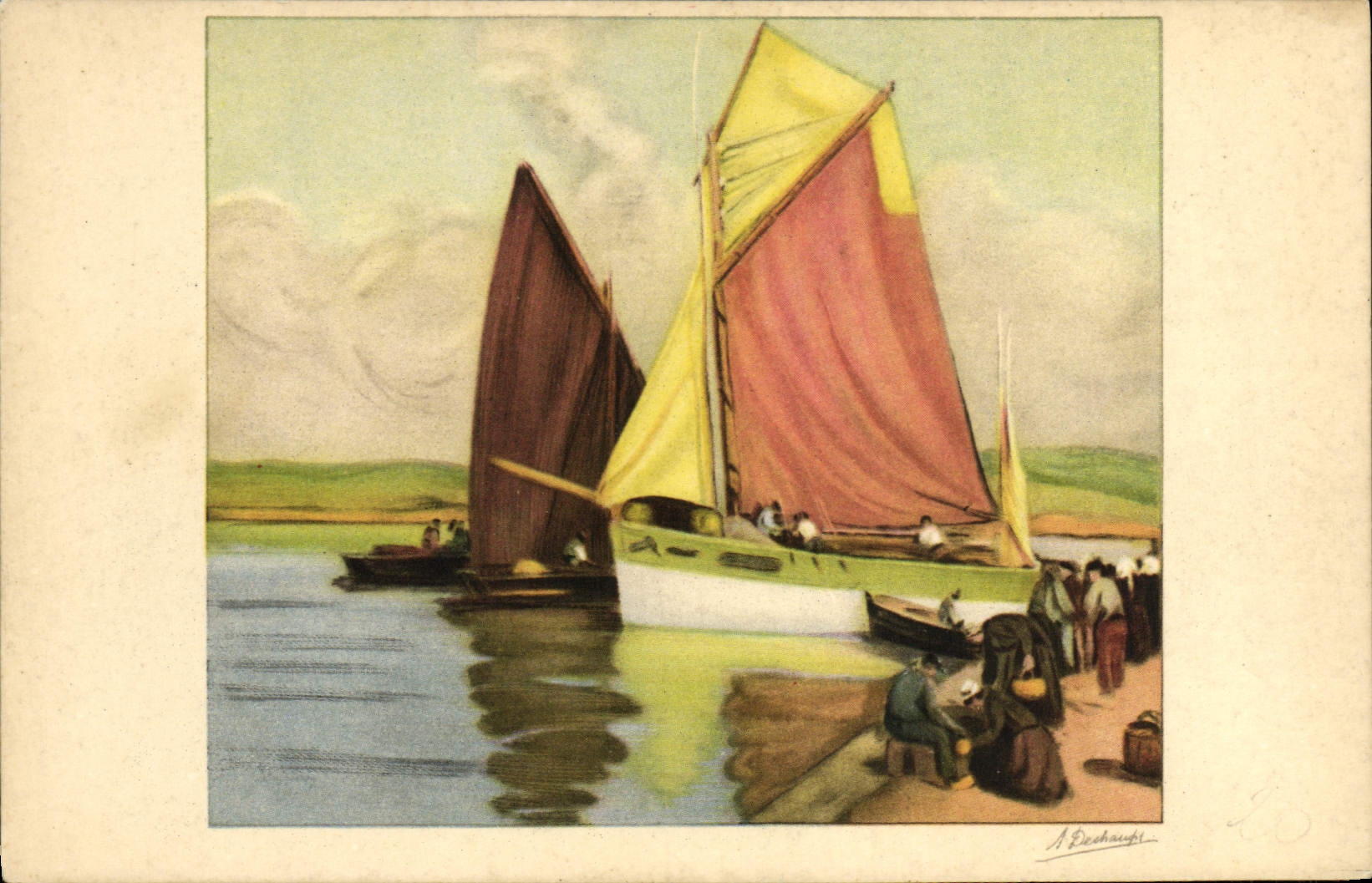 CPA Bateau Voilier 