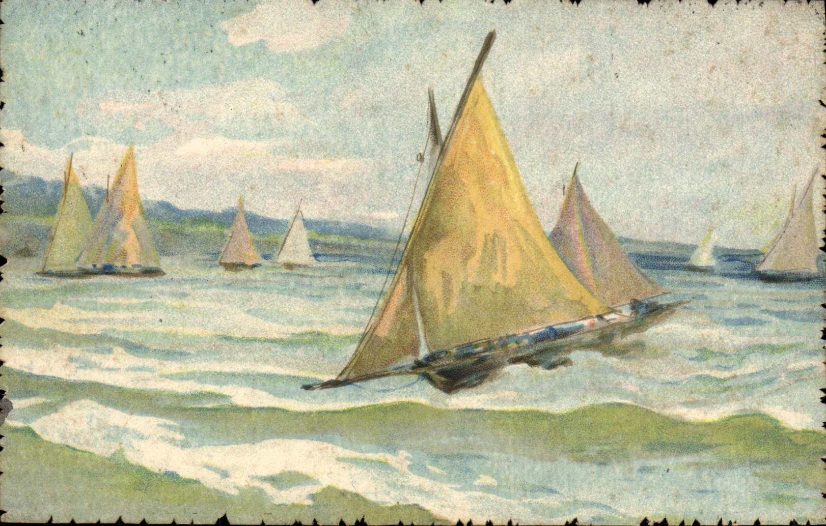 CPA Bateau Voilier 