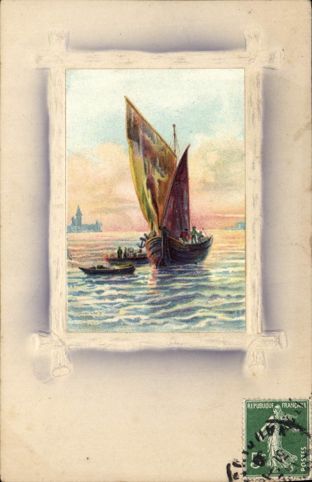 CPA Bateau Voilier 