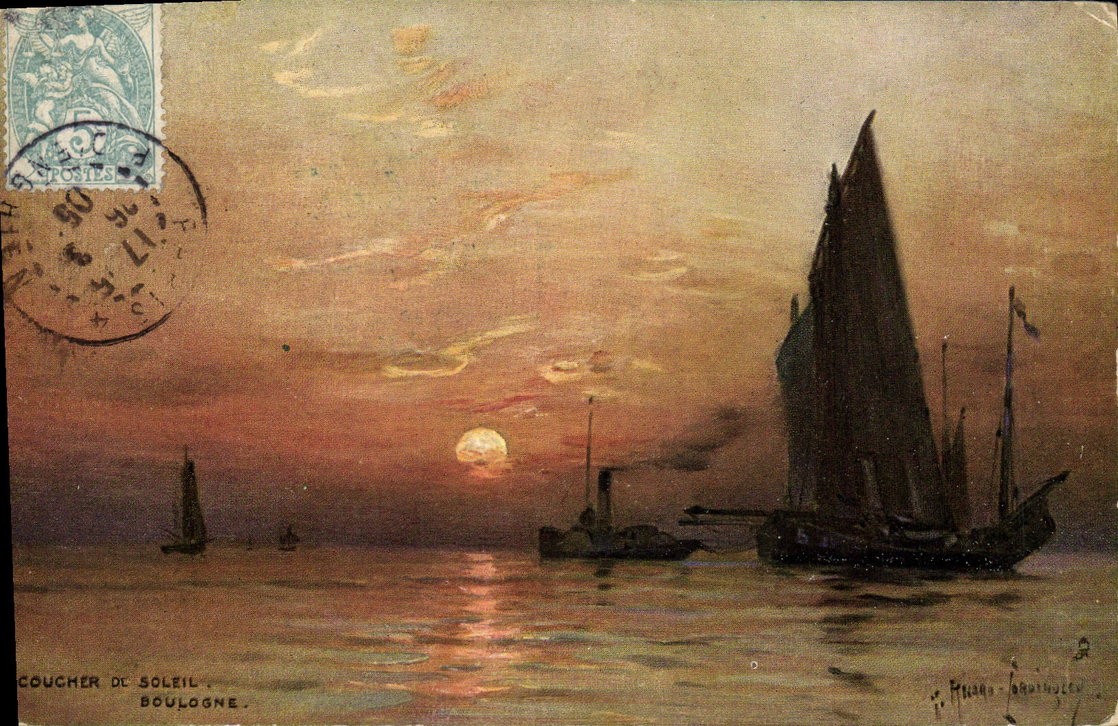 CPA Bateau Voilier 