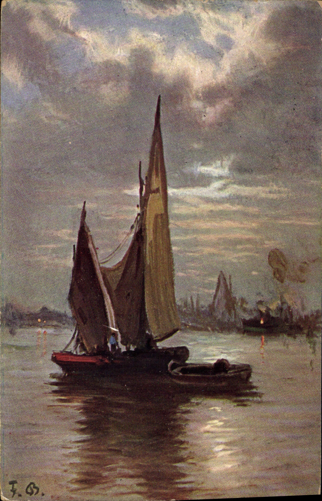 CPA Bateau Voilier 