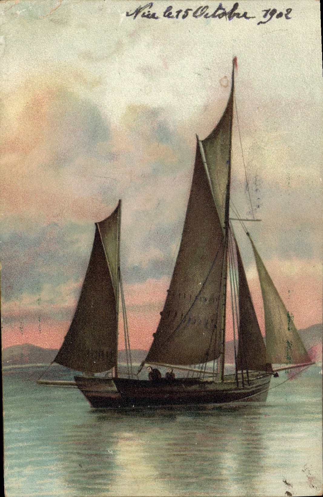 CPA Bateau Voilier 