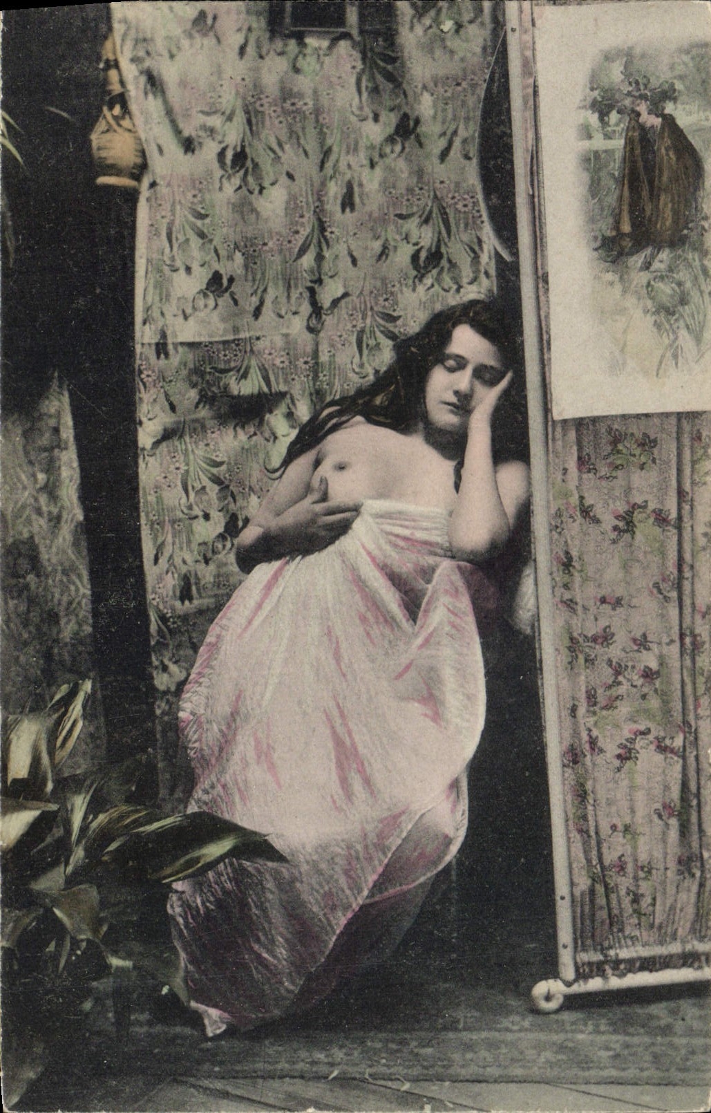 CPA Nu erotique Femme