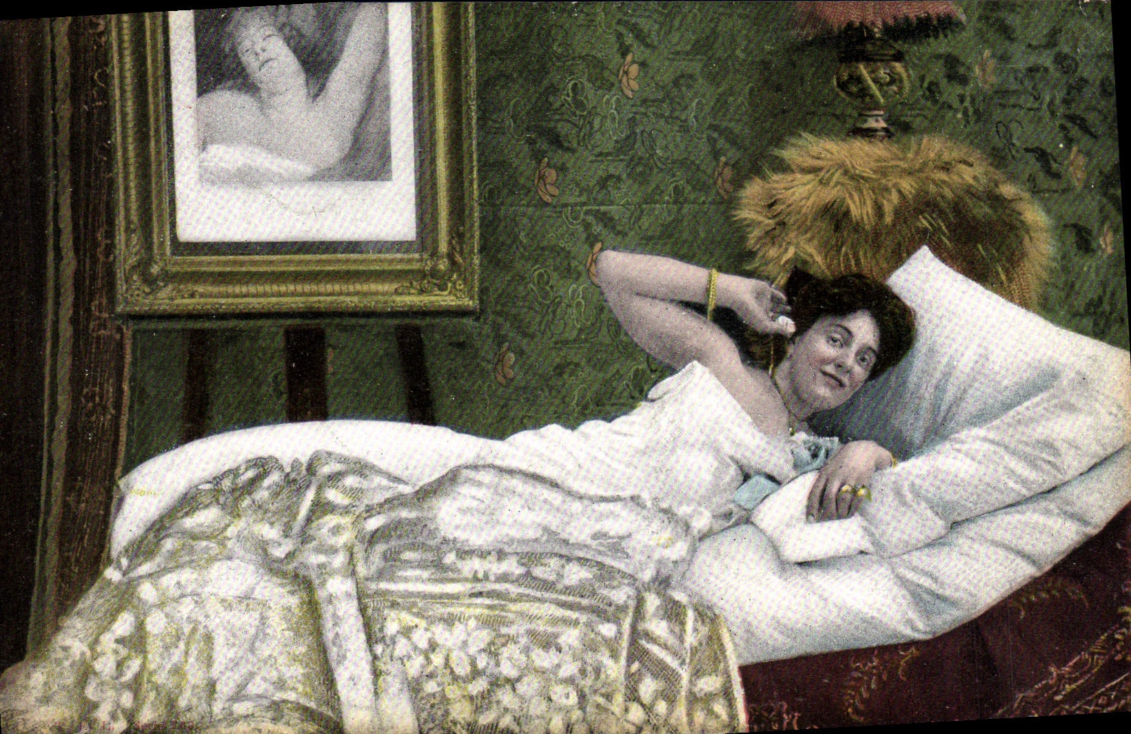 CPA Nu erotique Femme