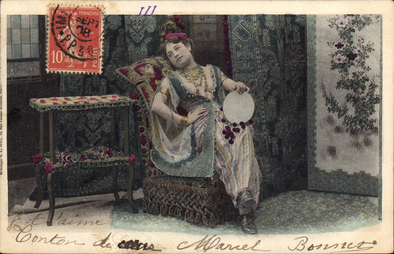 CPA Nu erotique Femme