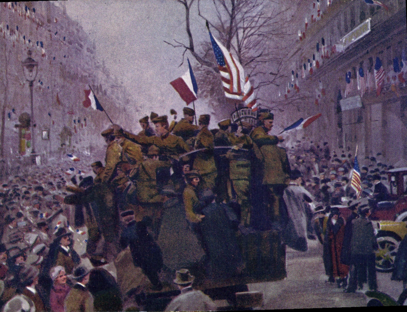 CPA Militaria American legion Nine years ago