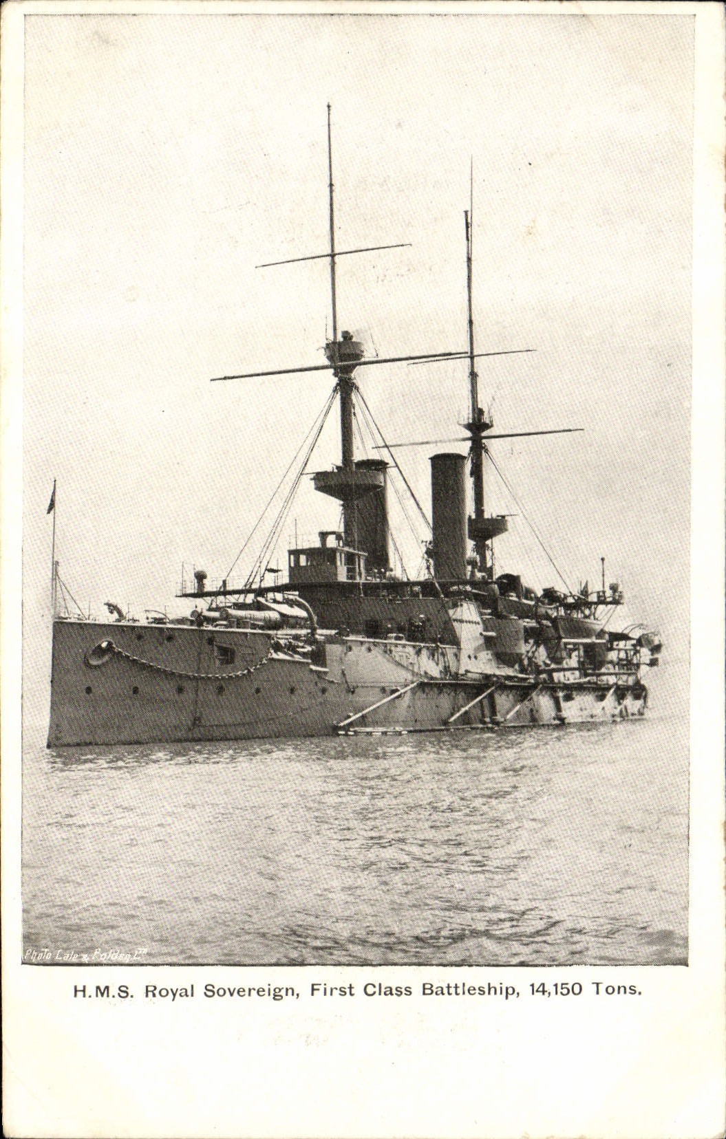 CPA Bateau Guerre HMS Royal Sovereign 