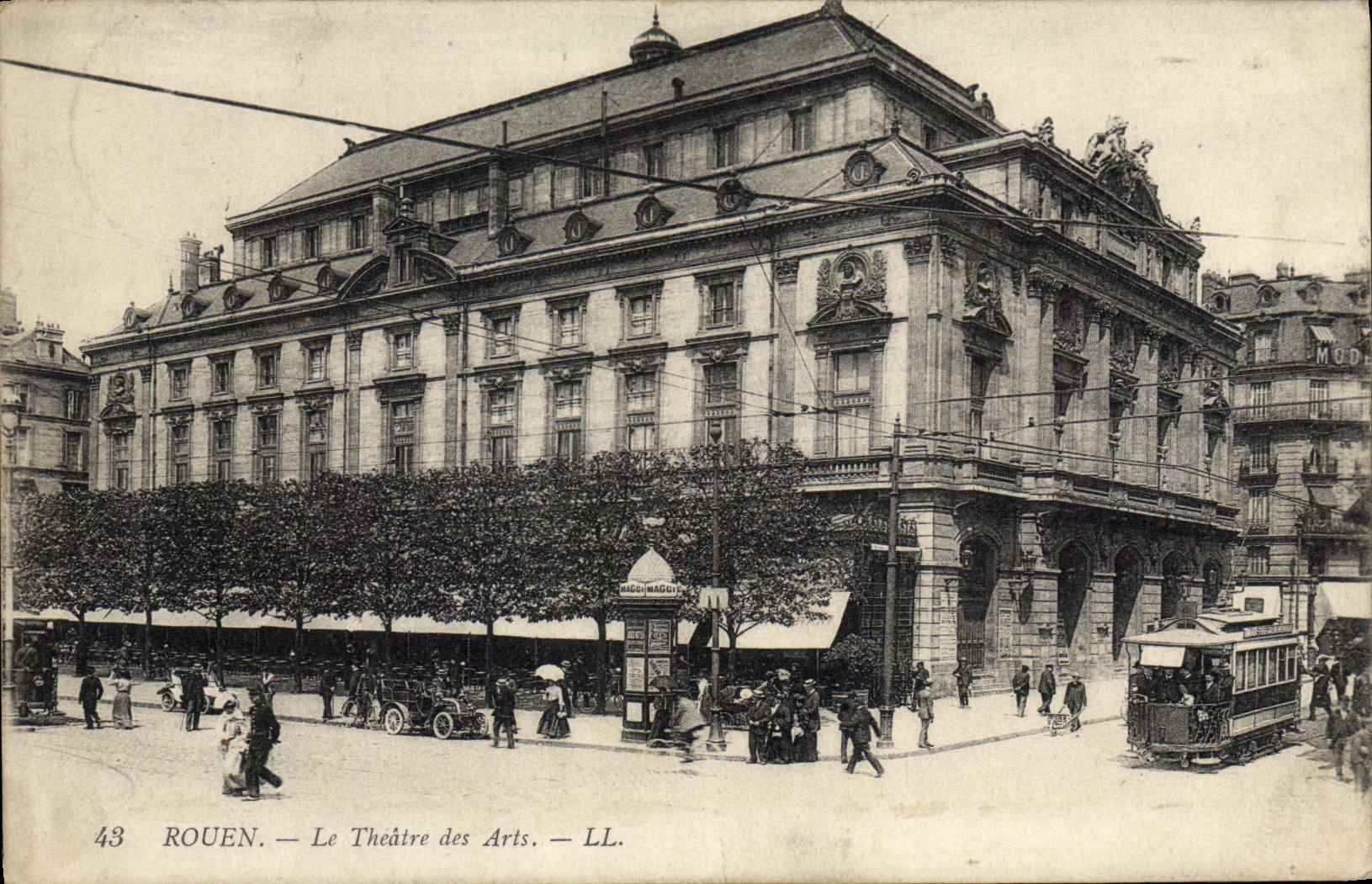 CPA Theatre des Arts Rouen Tramway