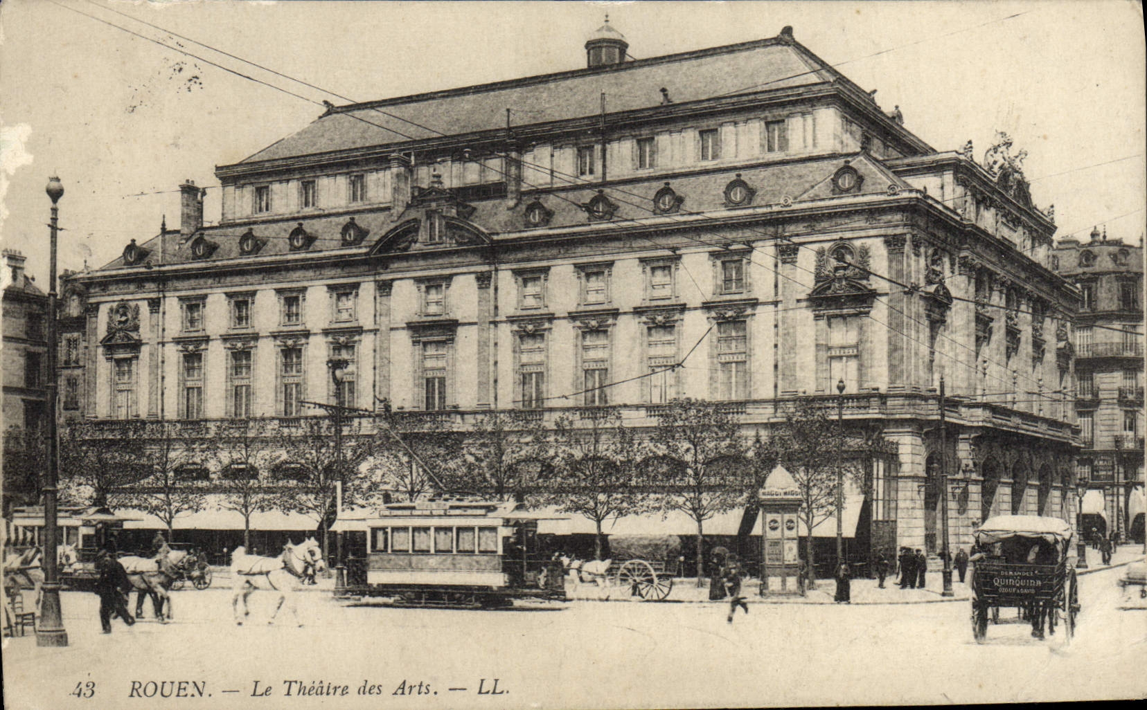 CPA Theatre des Arts Rouen Tramway