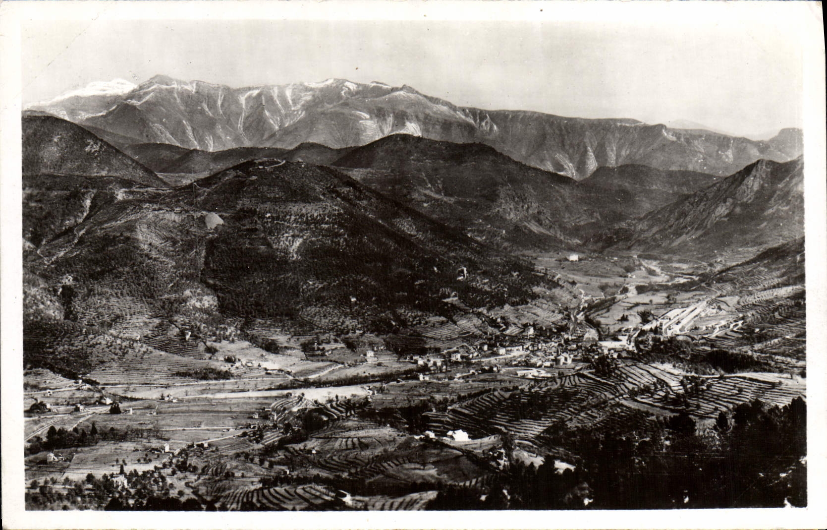 CPA Sospel Vue Generale les Monts Italiens