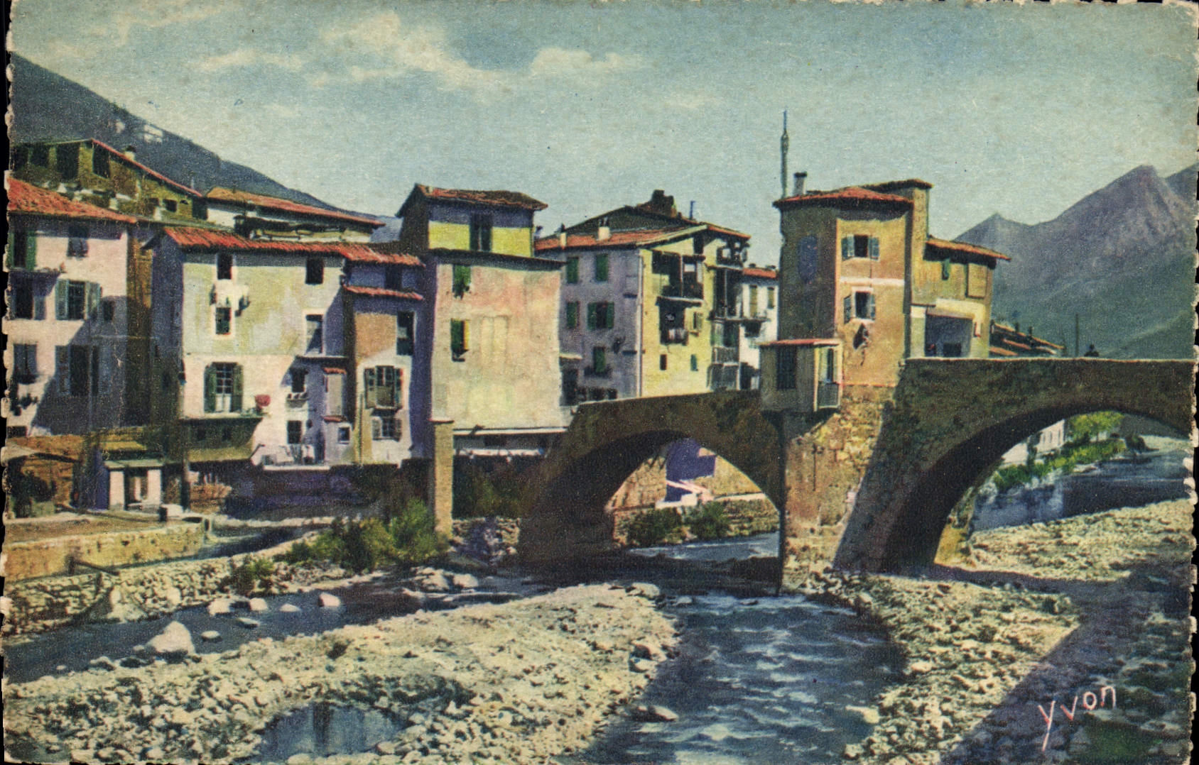 CPA Sospel Vieilles Maisons sur la Bevera
