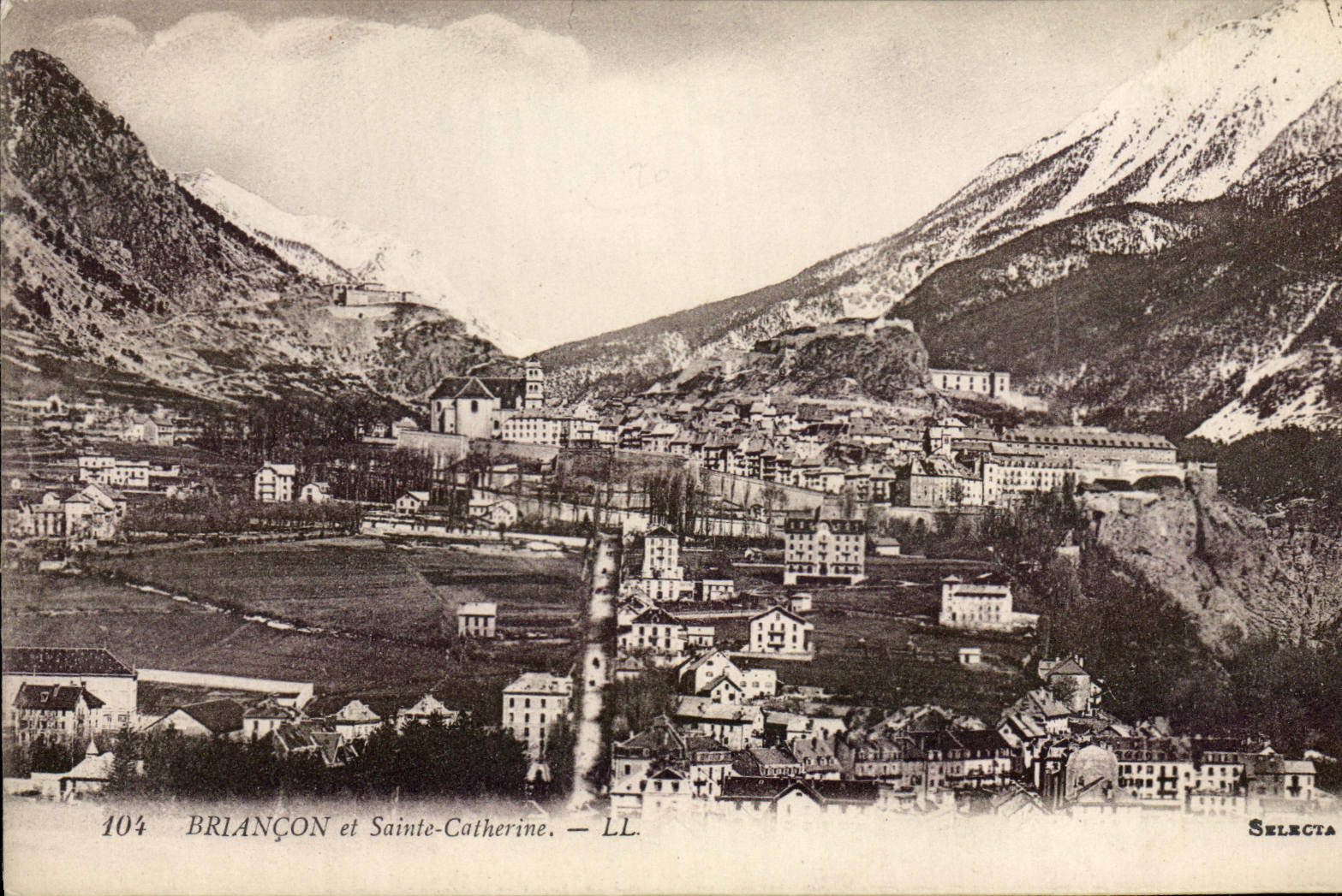 CPA Briancon et Sainte Catherine