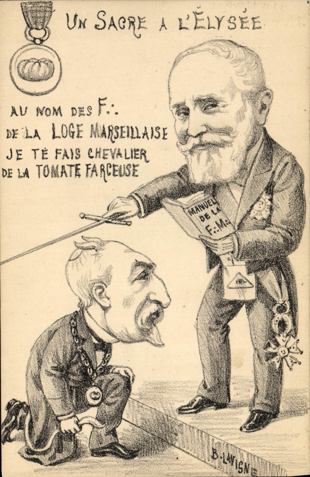 VINTAGE POSTCARD Franc Masonry a sacring in the Elysium Places Marseilles Marseilles TOP