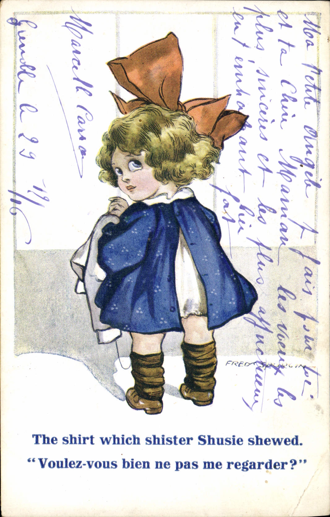 CPA Fantaisie Illustrateur Enfant Fred Spurgin 