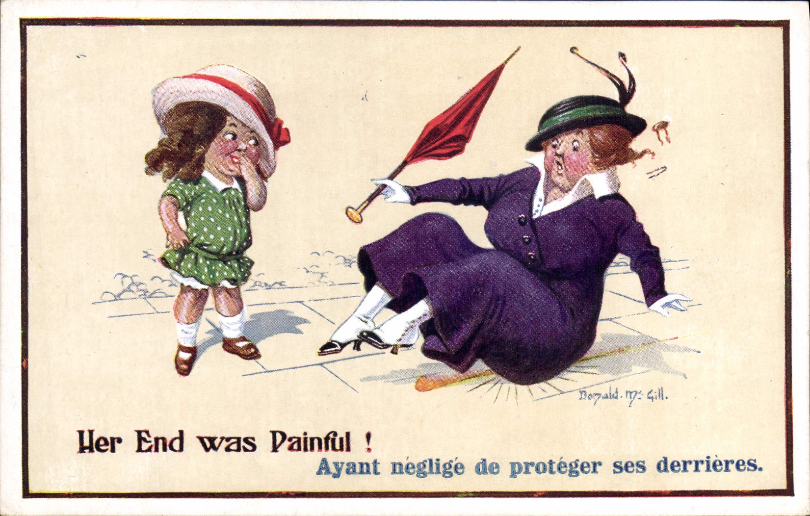 CPA Fantaisie Illustrateur Femme Enfant