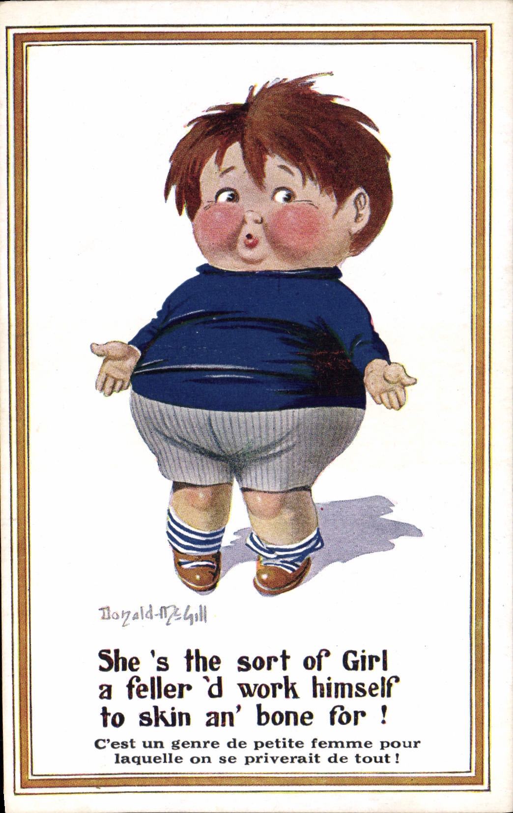 CPA Fantaisie Illustrateur Enfant Donald Mc Gill