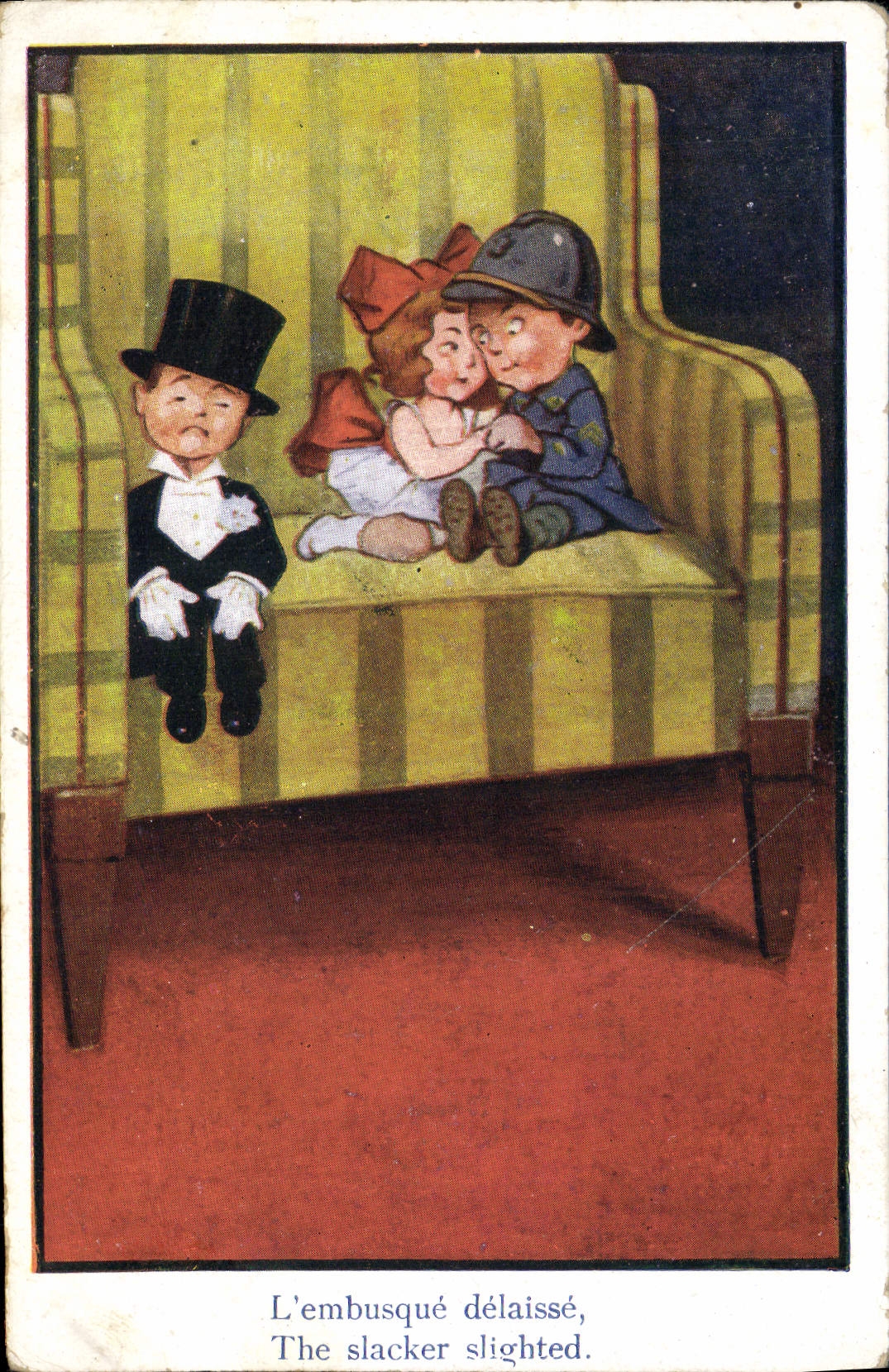 CPA Fantaisie Illustrateur Enfants Militaria 