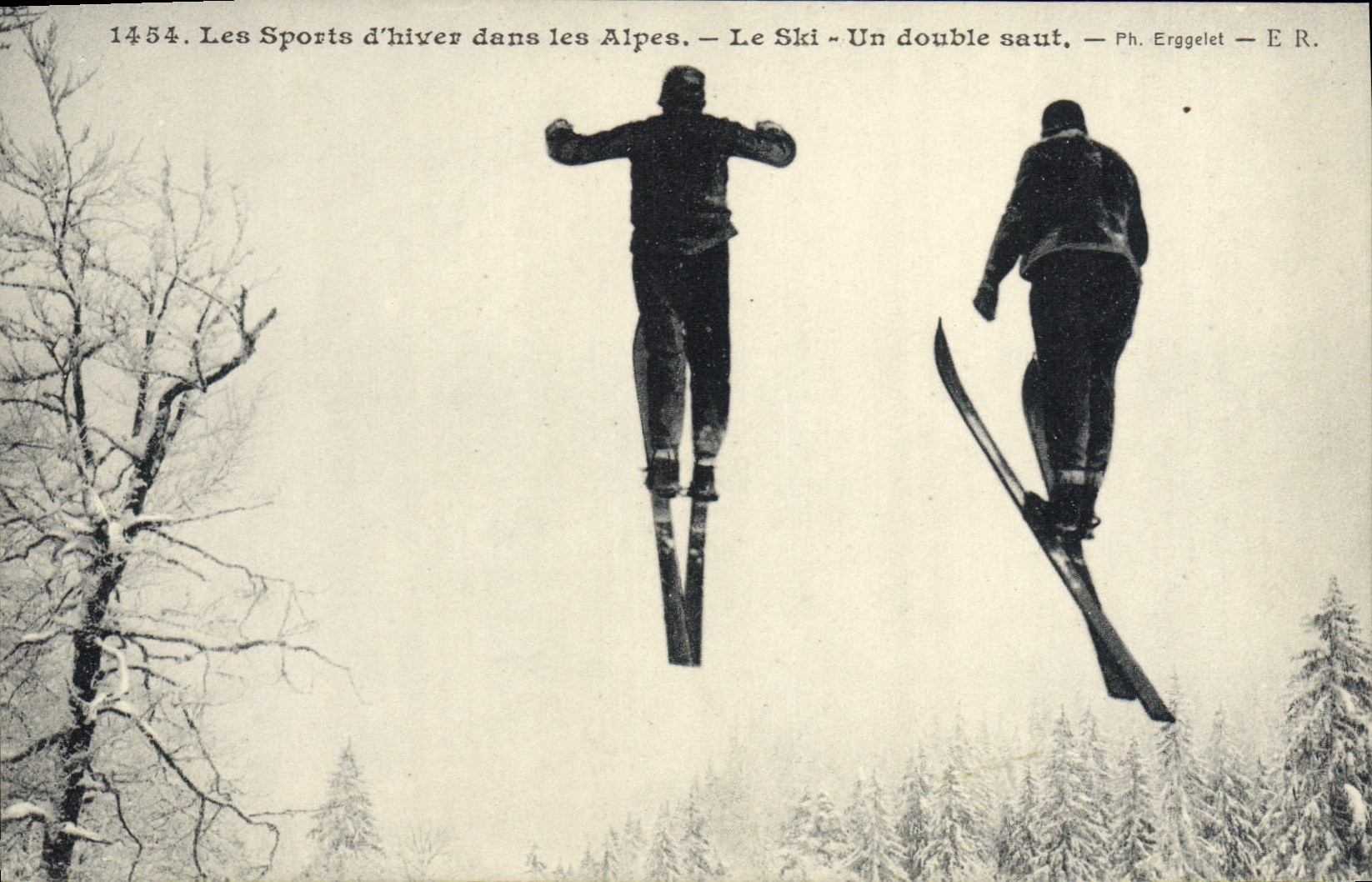 CPA Sports d'hiver Ski Un double saut