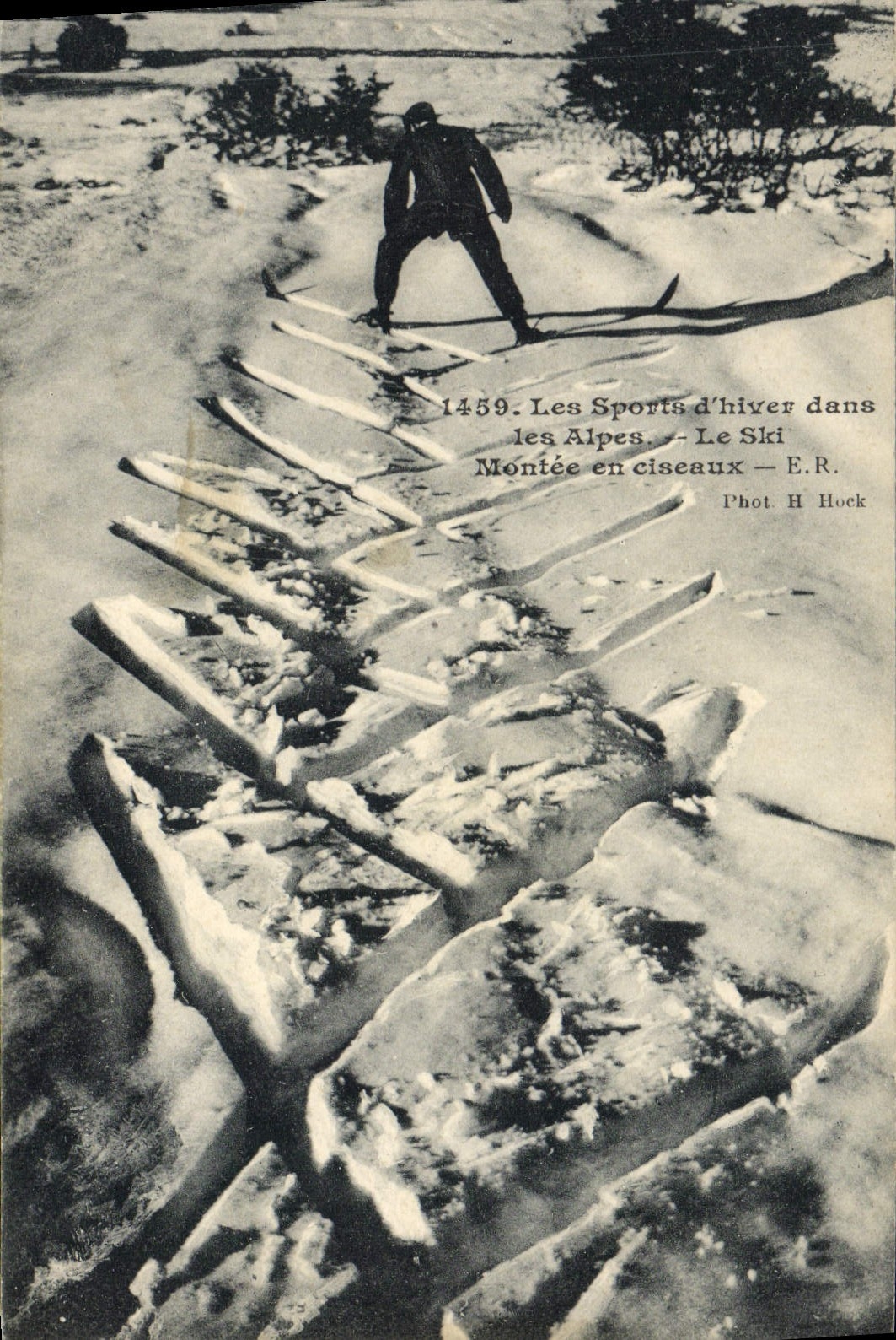 CPA Sports d'hiver Ski Montee en ciseaux