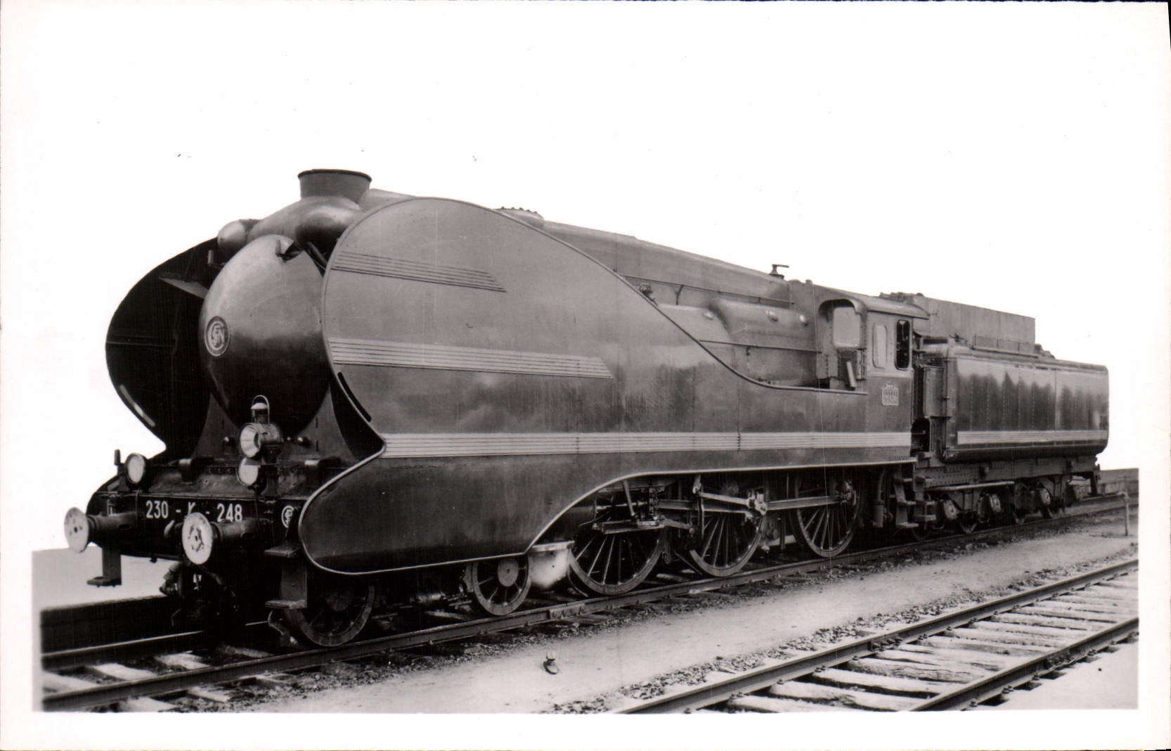 CPA Train Locomotive 230 K