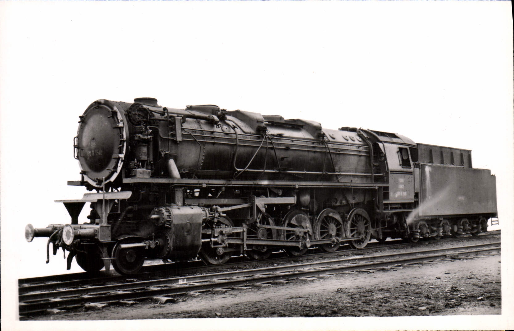 VINTAGE POSTCARD Train Engine 150 X