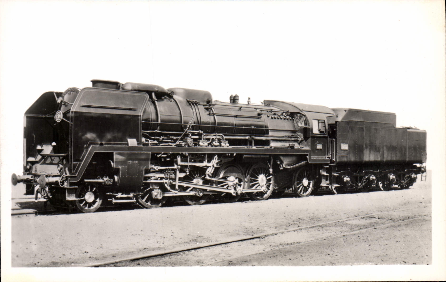 VINTAGE POSTCARD Train Engine 141 P