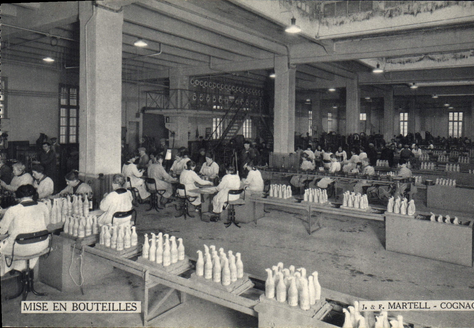 VINTAGE POSTCARD Alcool Bottled Hammers Cognac