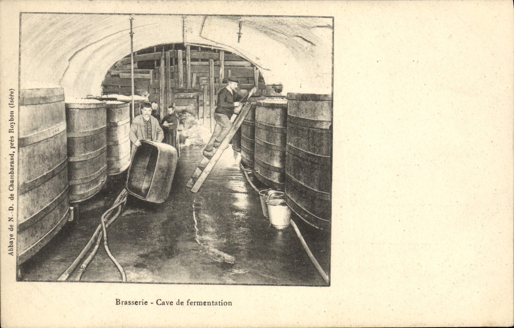 VINTAGE POSTCARD Alcool Brewery Undermines fermentation