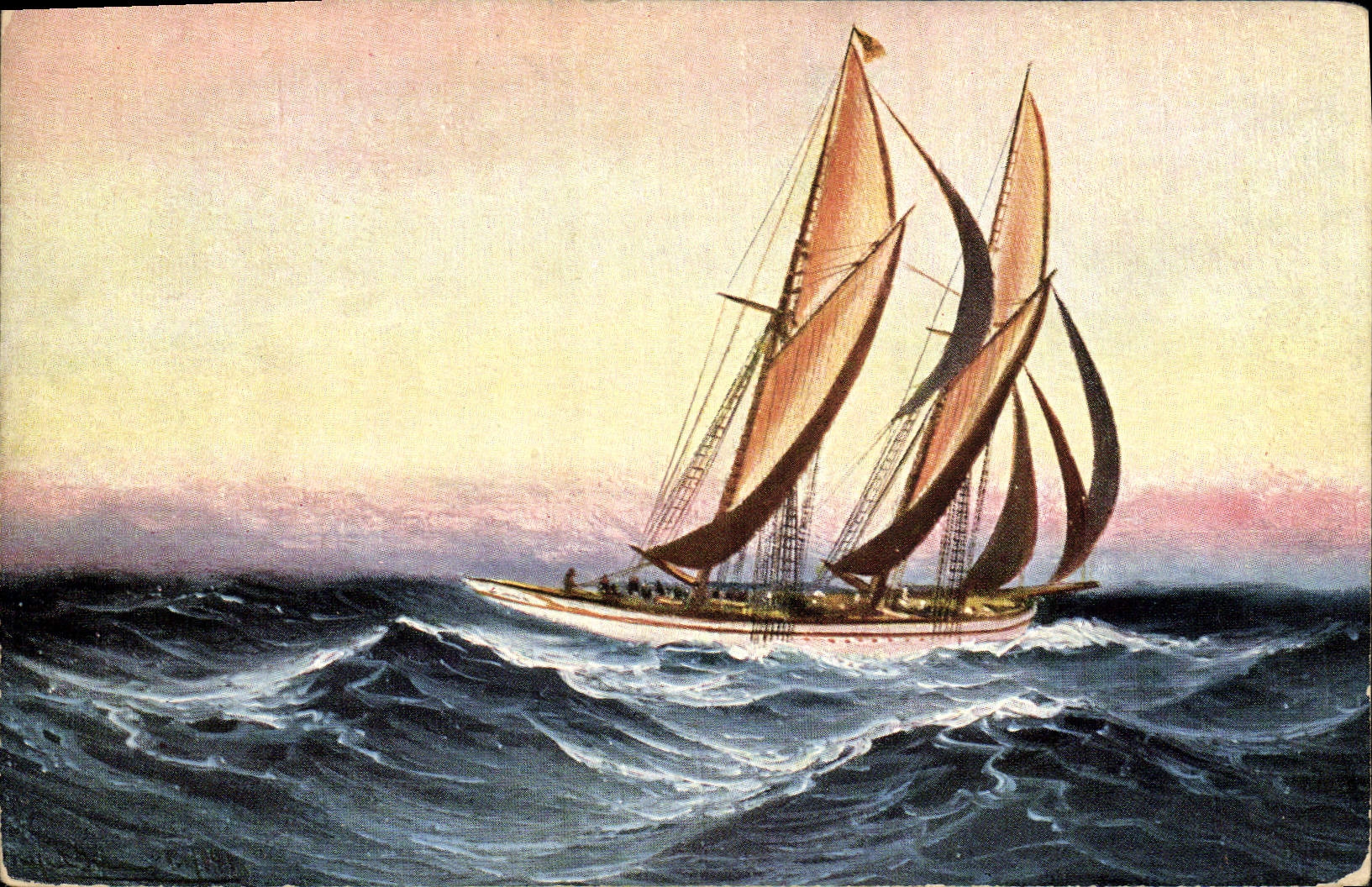 CPA Bateau Voilier 