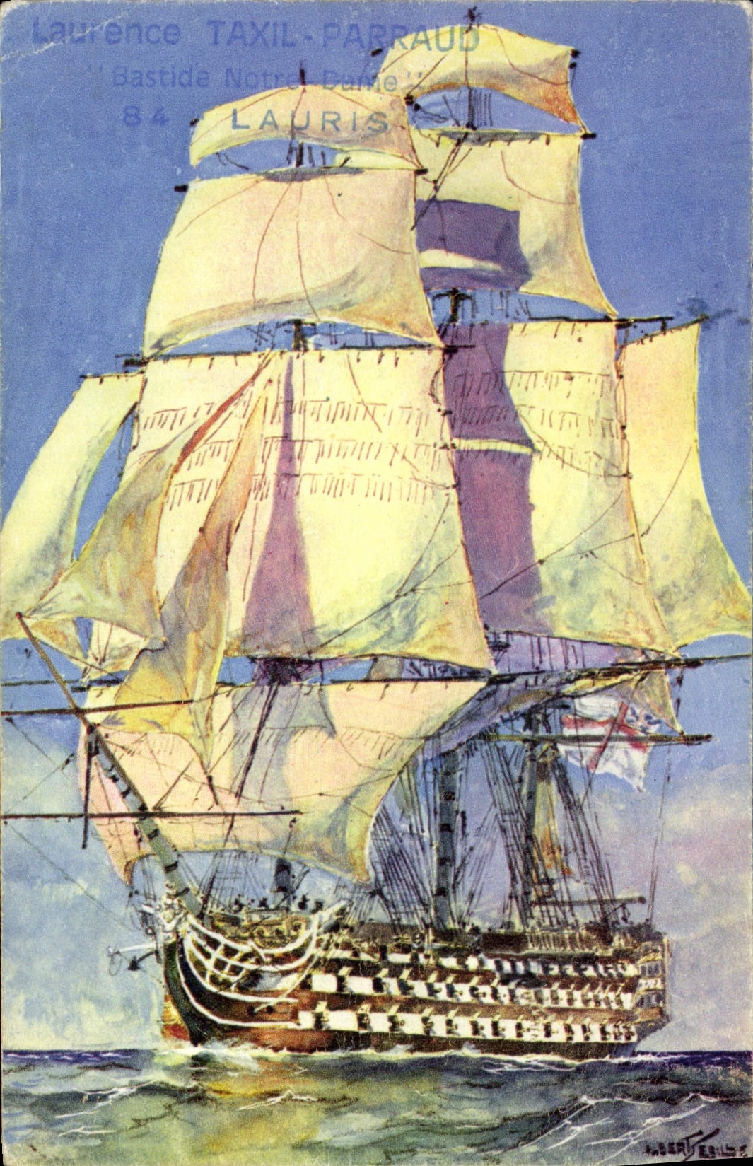 CPA Bateau Grand Voilier Sebille