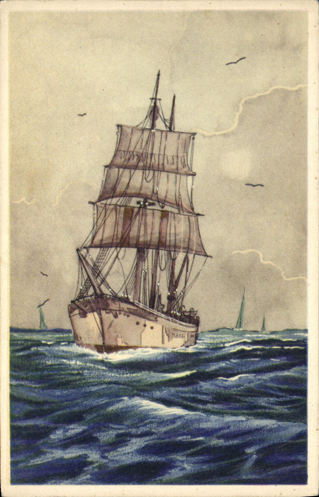 CPA Bateau Voilier 
